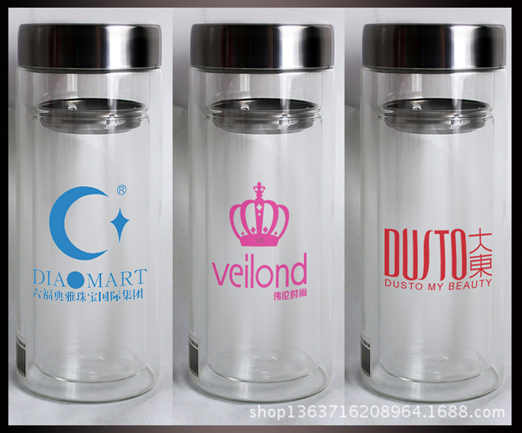 双层玻璃杯 促销礼品