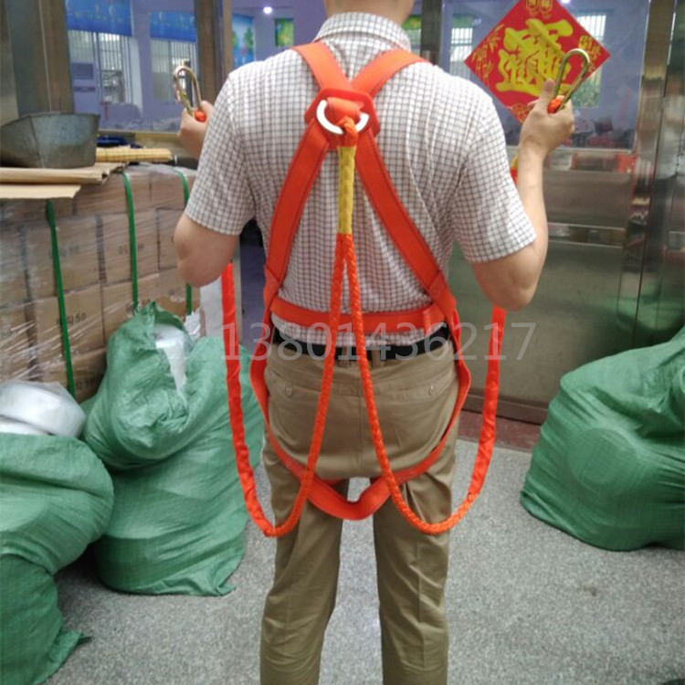 五点式双绳小钩安全带4_副本