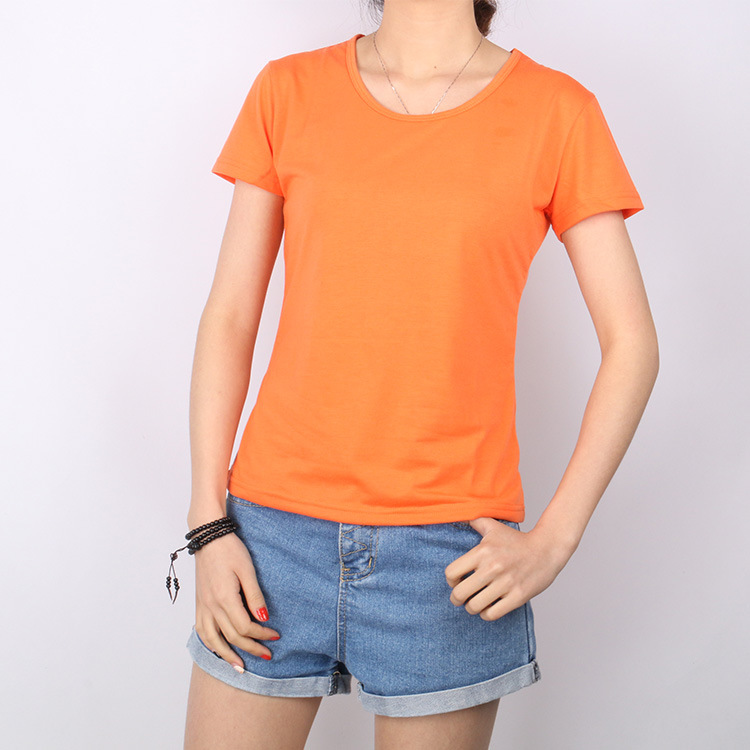 32支女圆短桔色