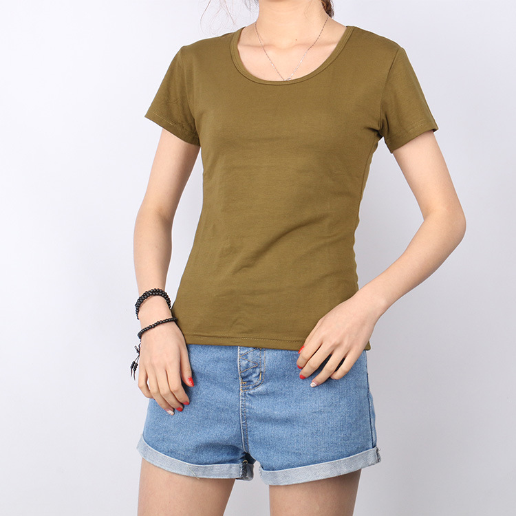 32支女圆短军绿