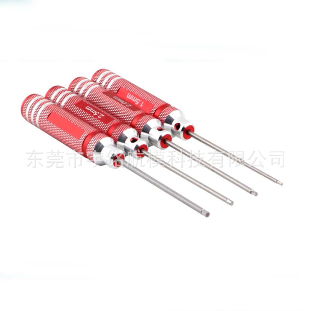 4 in 1 screwdriver set red