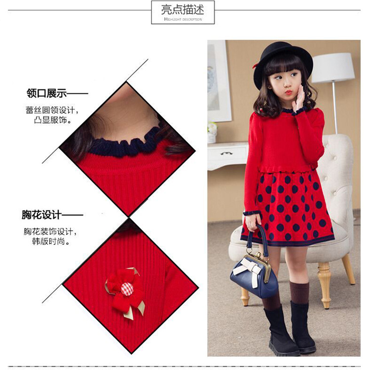 750新款圆点连衣裙细节A