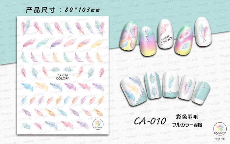 CA-010 彩色羽毛