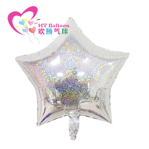 18寸五角星银色