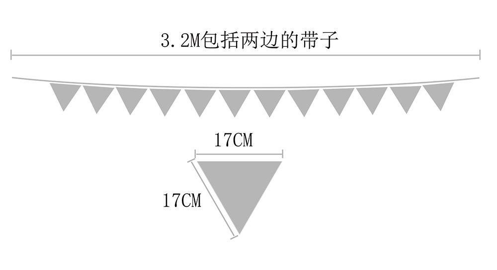 12面三角旗