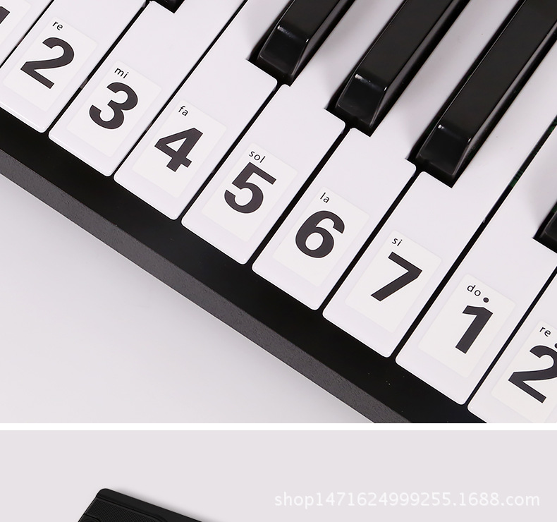 白色黑字钢琴贴纸_09