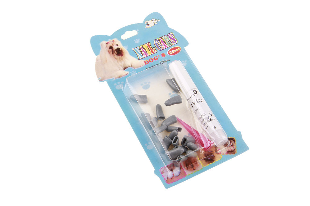 彩盒宠物狗指甲套 (13)