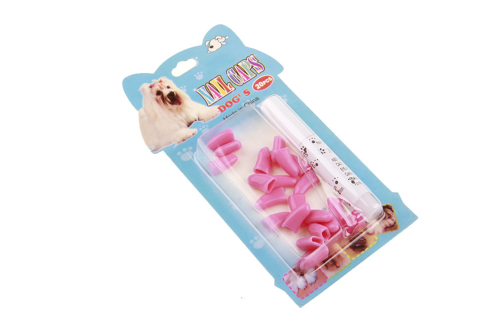 彩盒宠物狗指甲套 (14)
