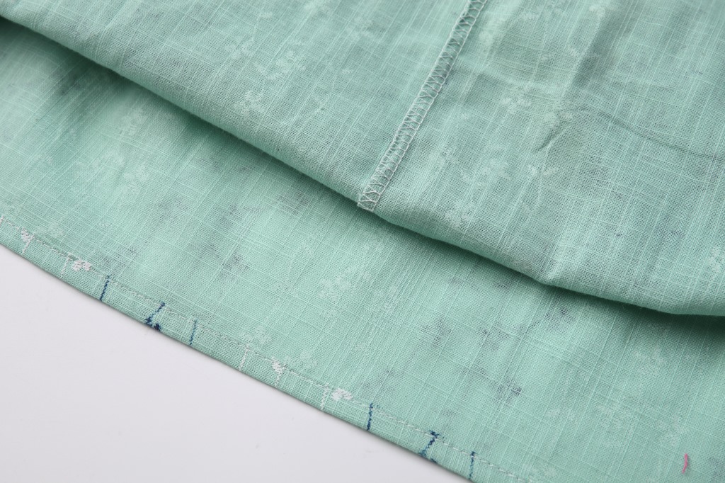 7棉麻-绿色碎花吊带裙 (7)