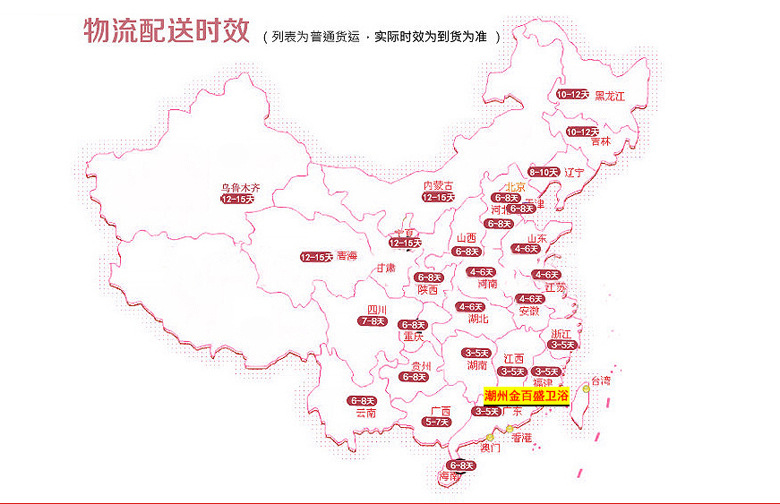 物流配送时间-金百盛-780