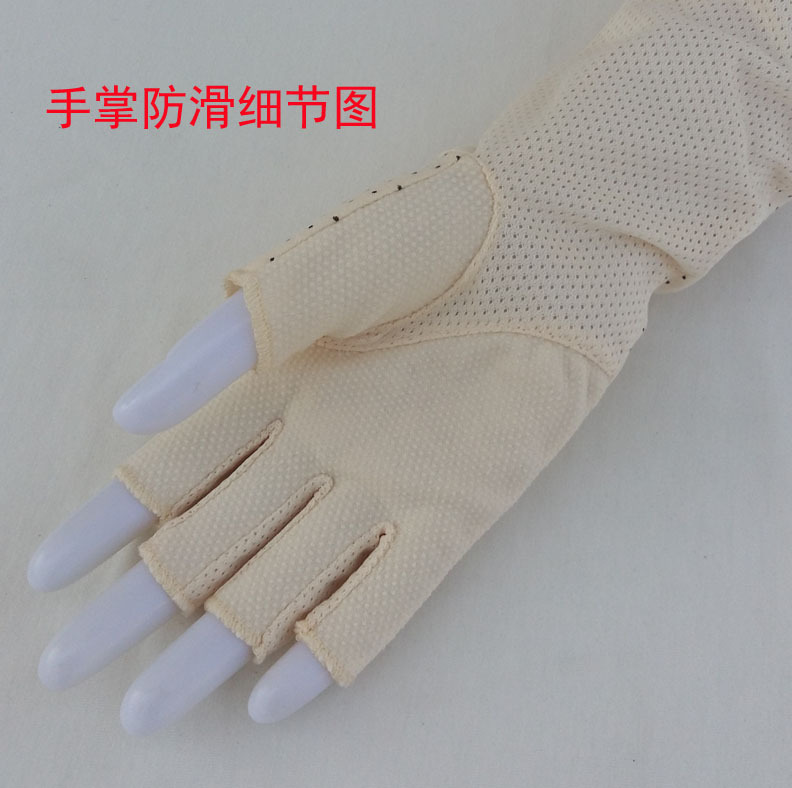 长款 半指点点纯棉 手掌细节图