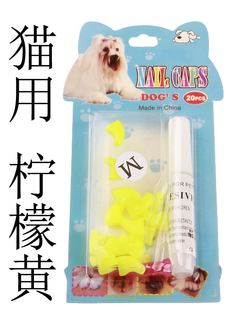 彩盒包装猫用柠檬黄