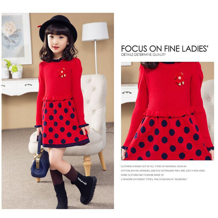 750新款圆点连衣裙细节E