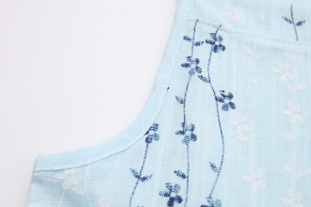 6棉麻-浅蓝色碎花吊带裙 (7)