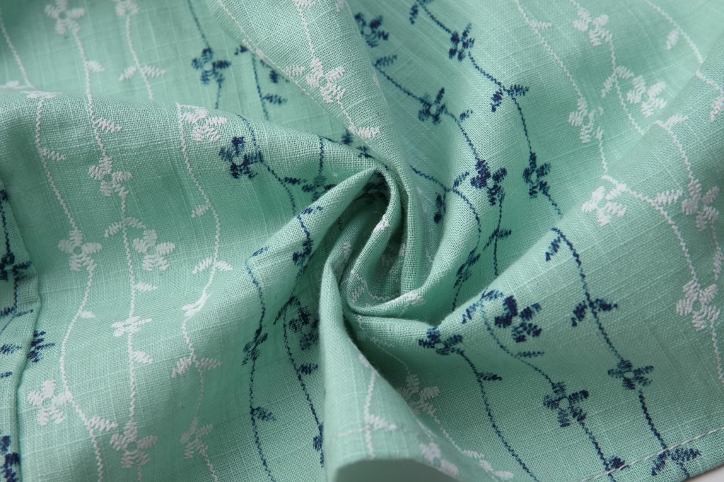 7棉麻-绿色碎花吊带裙 (8)