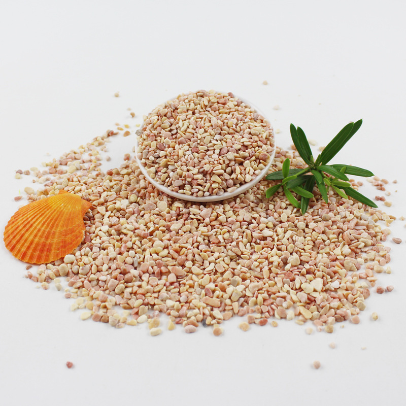 4-6mm超市小包装白色小石头出口白色鹅卵石纯白色砾石白石子