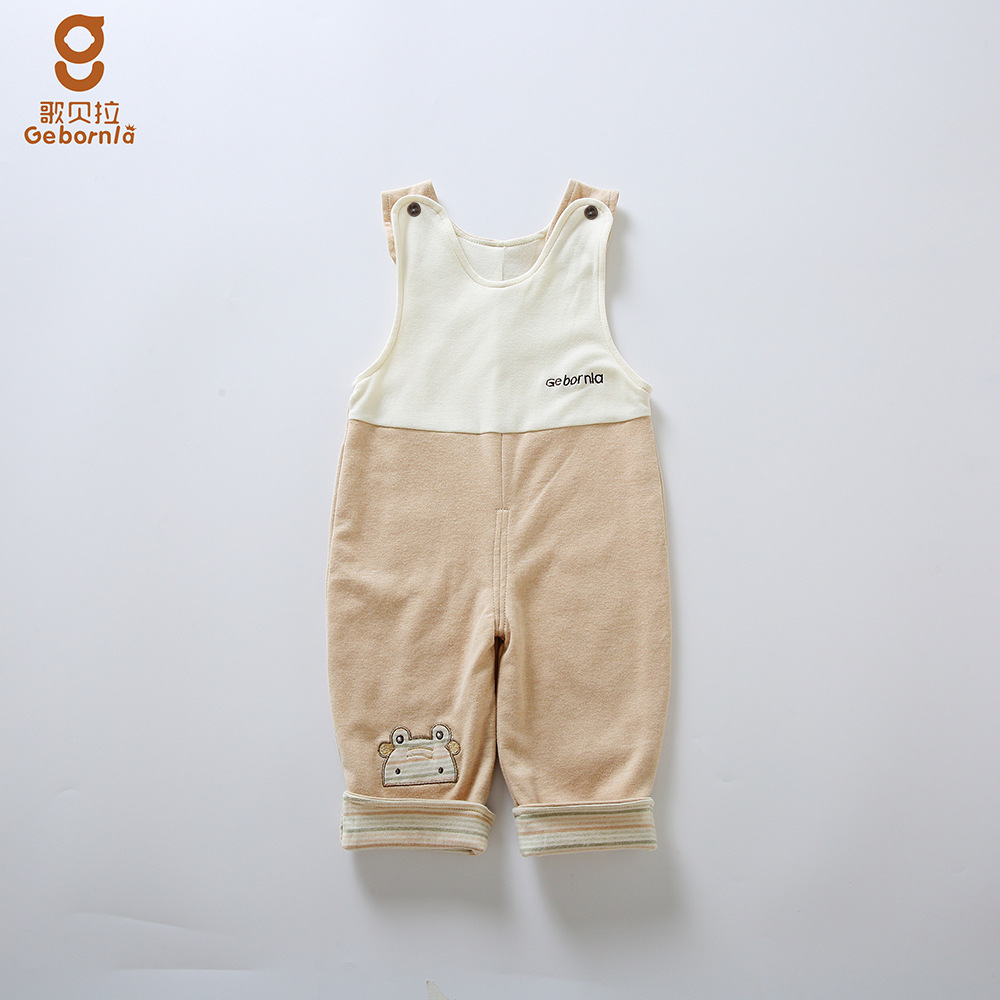 2669双层闭裆背带裤 (2)