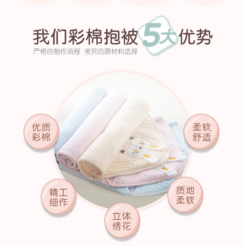 婴儿抱被