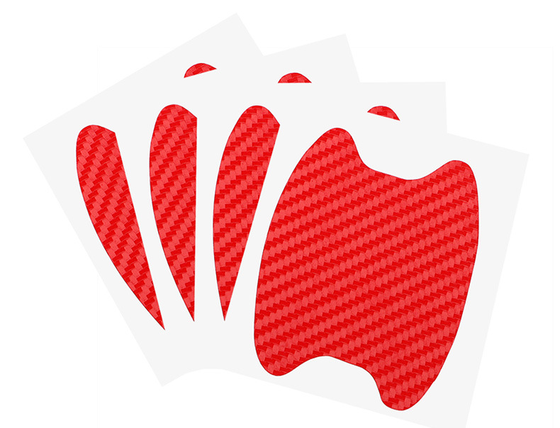 汽车门碗保护贴纸 碳纤维贴纸 汽车贴纸