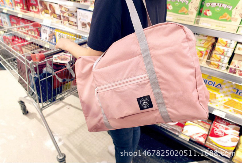 厂家直销 旅行收纳袋 旅行包购物包大容量可折叠旅游