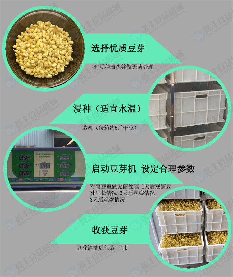 豆芽机操作流程