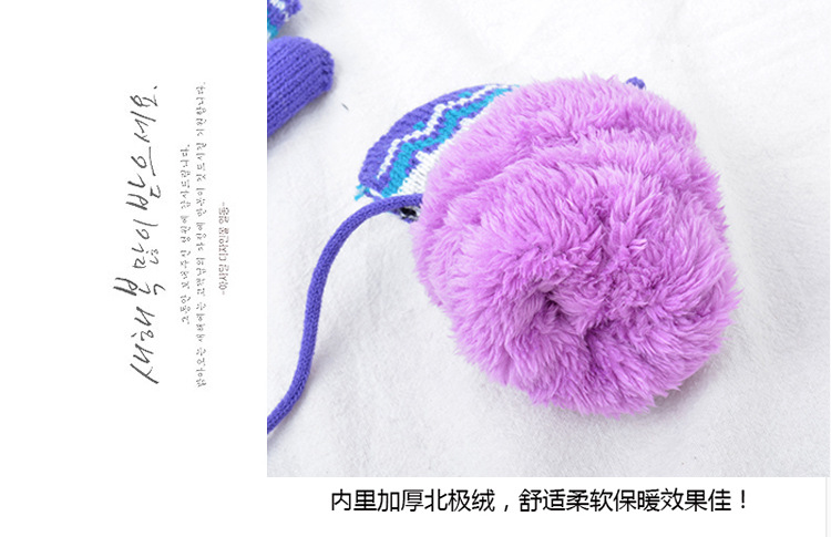 儿童八角花双层手套_11