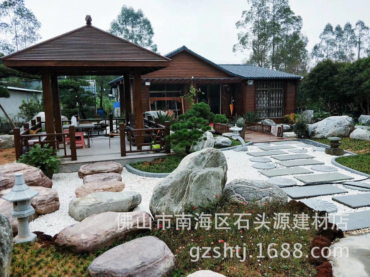 园艺用品七彩鹅卵石 水族鱼缸造景石 出口小包装创意彩色石头