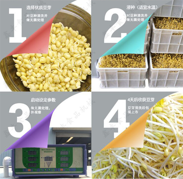 豆芽机生产视频