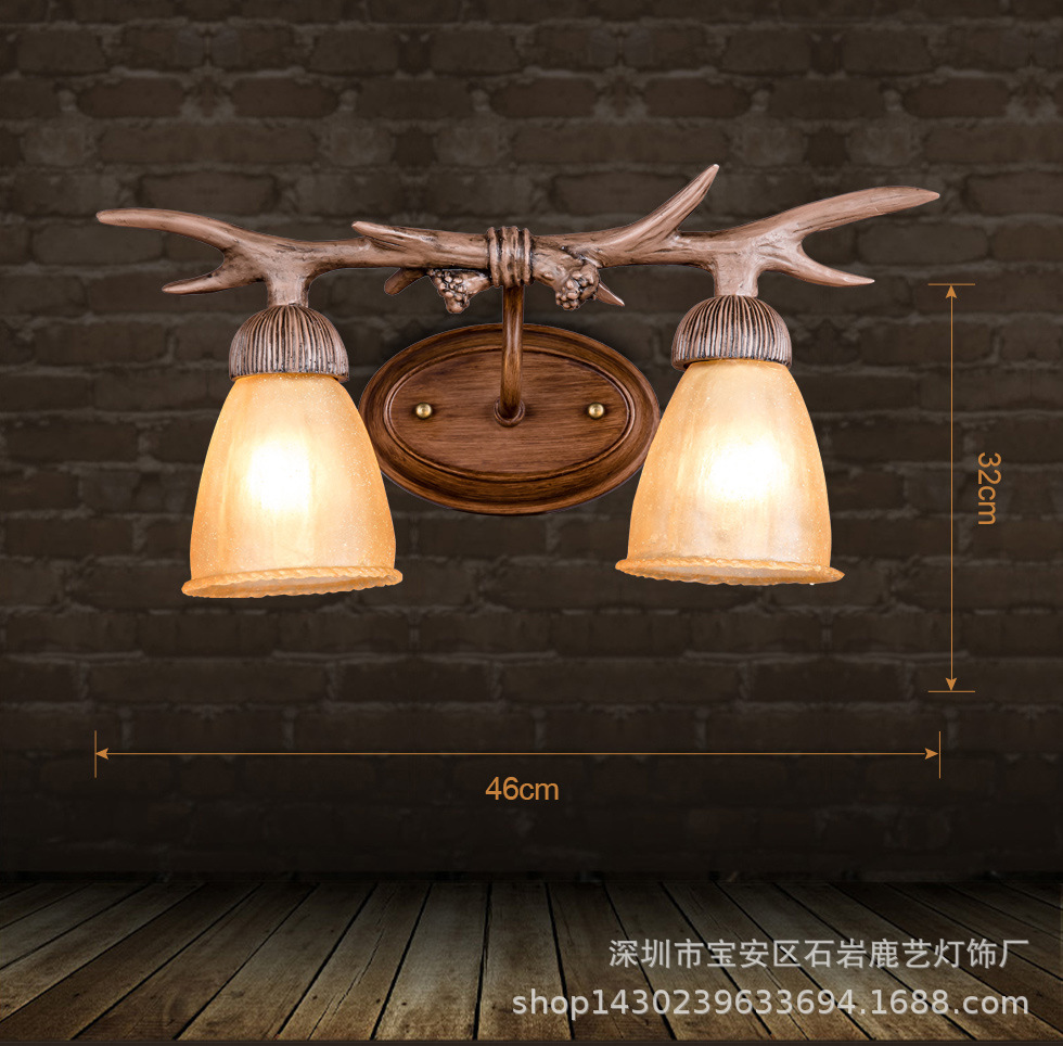 鹿角壁灯4款_16