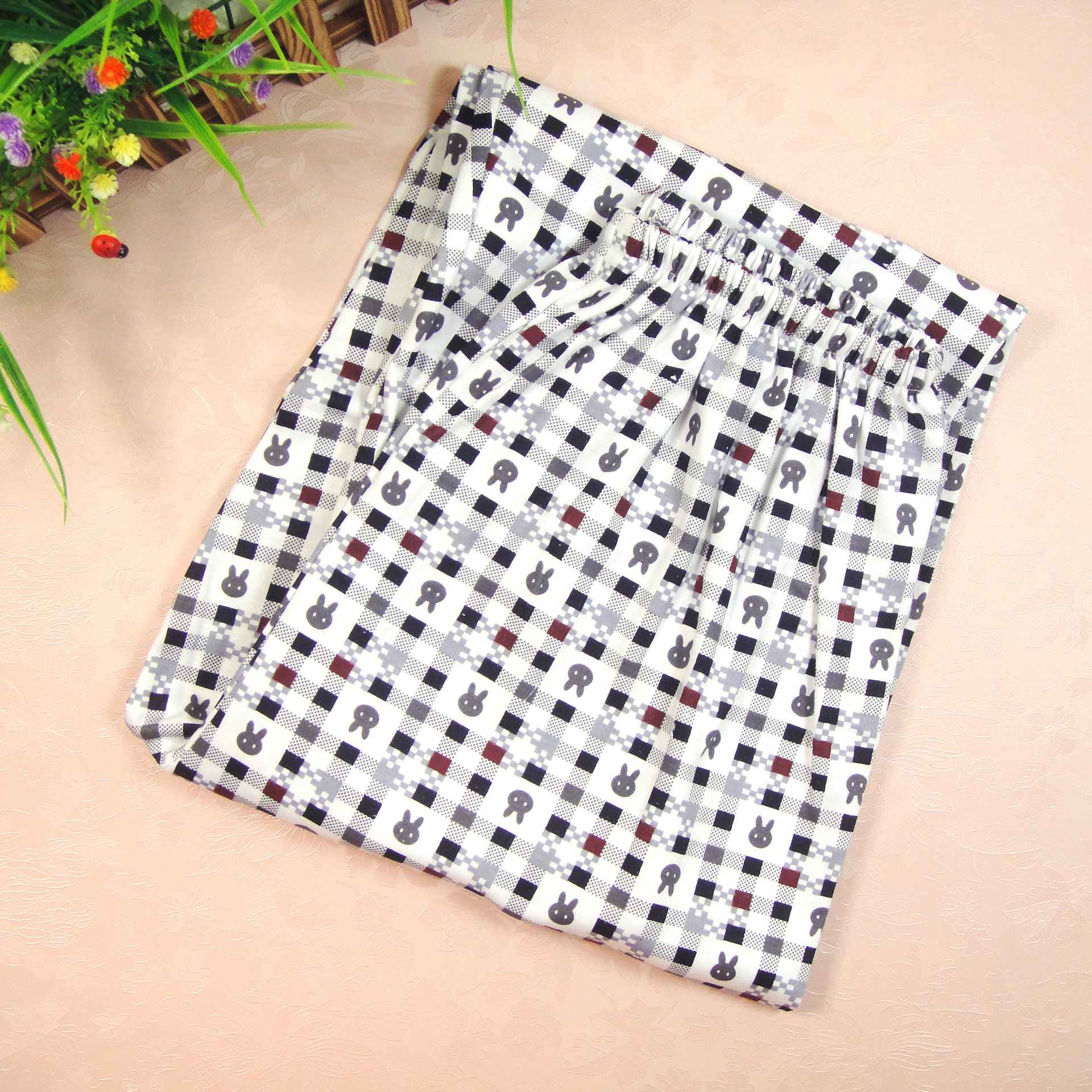 纯棉中厚睡裤二规格90-125斤适合130-150