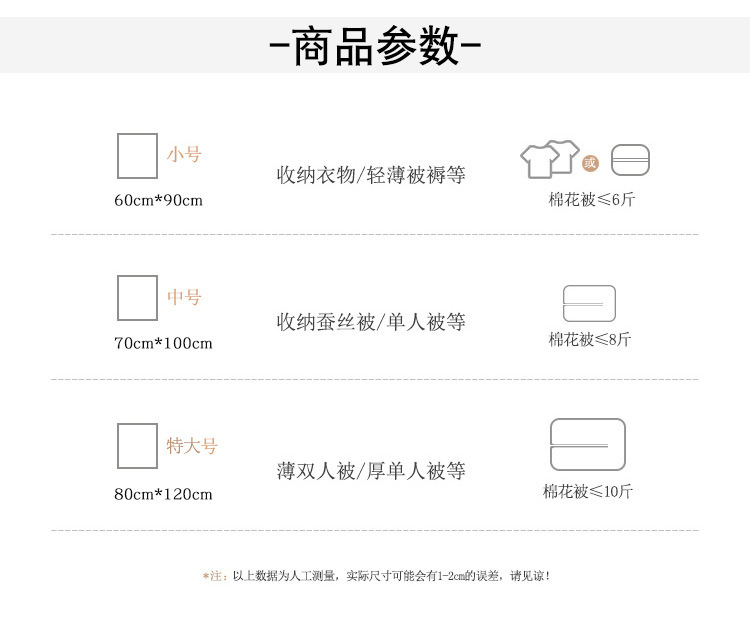棉被收纳袋-防尘防潮透明塑料整理袋打包袋_05