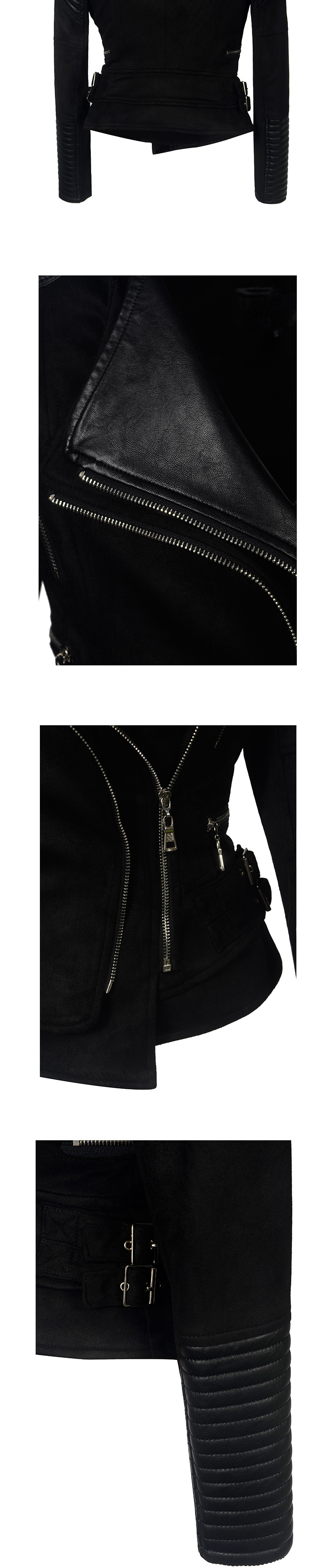 收腰鹿皮绒外套_1_3