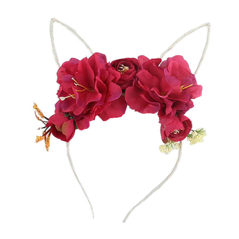 8cm长芯牡丹花茶苞麦穗猫耳朵发箍32g05_副本