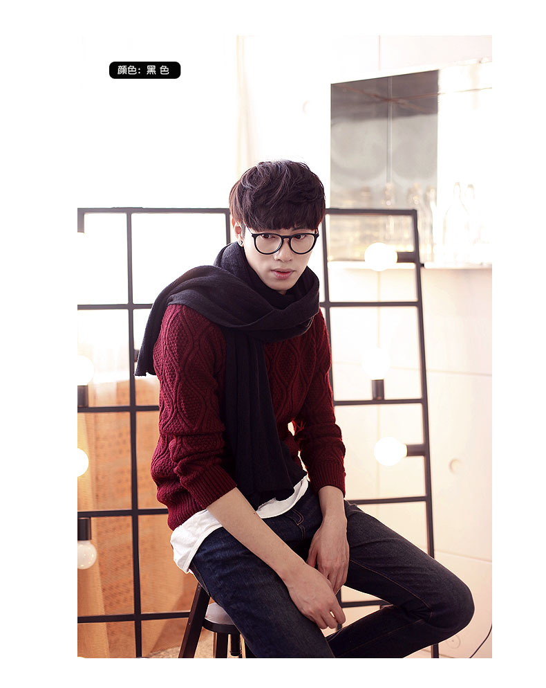 复制_米购韩版围巾男秋冬季年轻人加厚纯色男士围.jpg