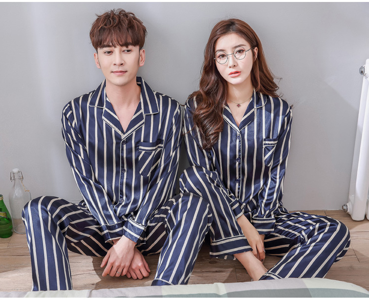 仿真丝男女款睡衣