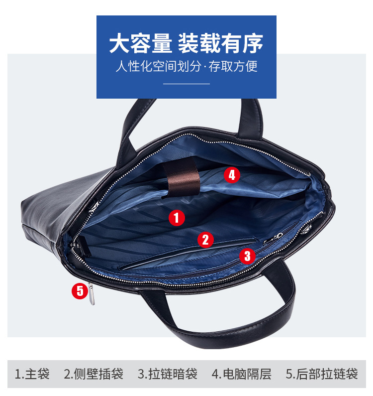 男包袋鼠男包手提包男皮袋鼠手提包男士包包钱包