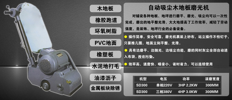 木地板磨光机