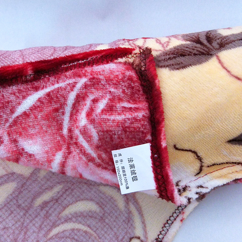 法兰绒毛毯批发