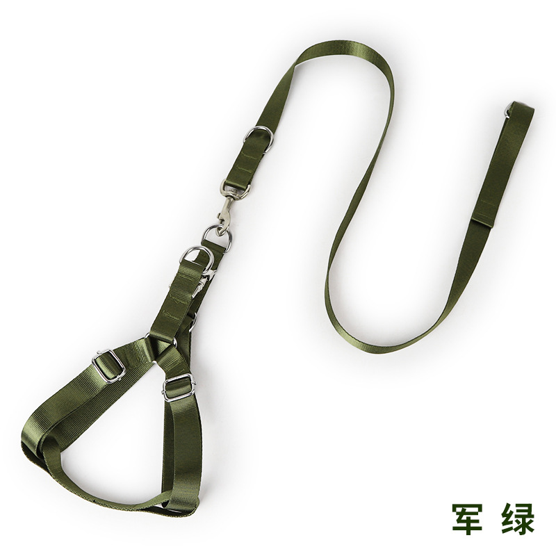 大狗专用加厚铁扣胸背牵引绳16