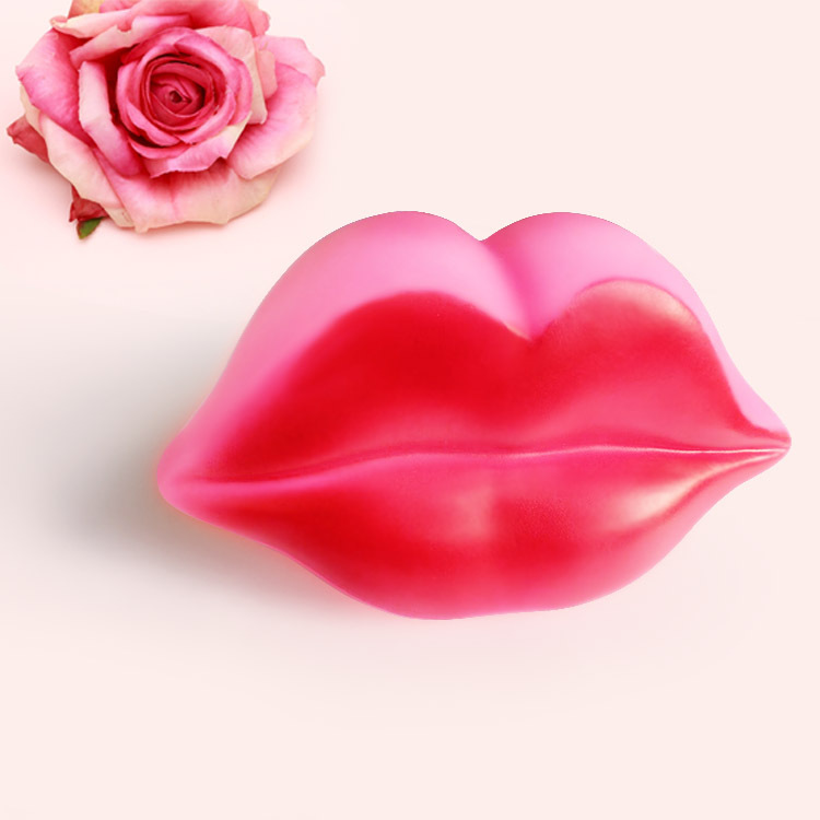 粉色大红唇