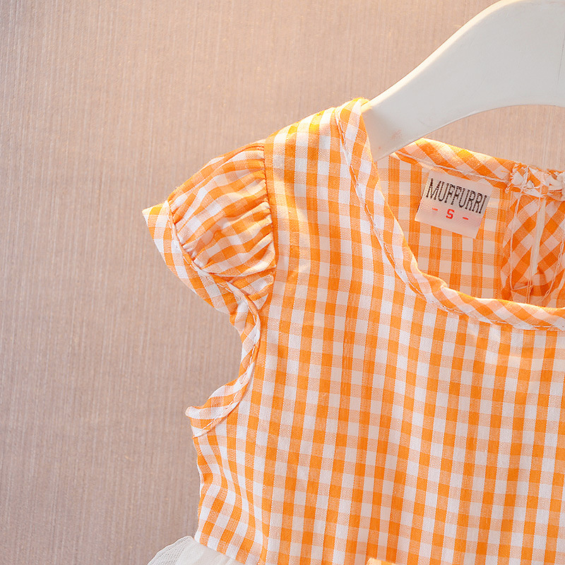 小格蝴蝶结纱裙