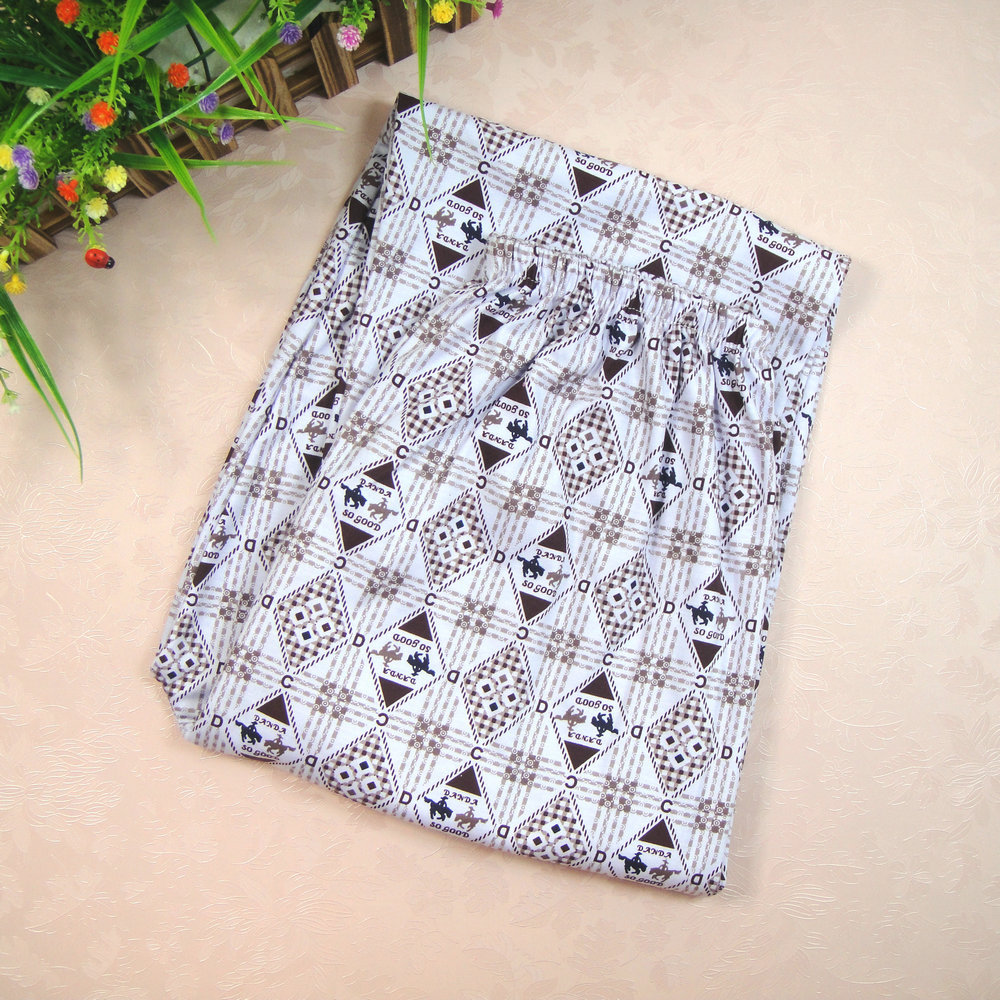 纯棉中厚睡裤二规格90-125斤适合130-150