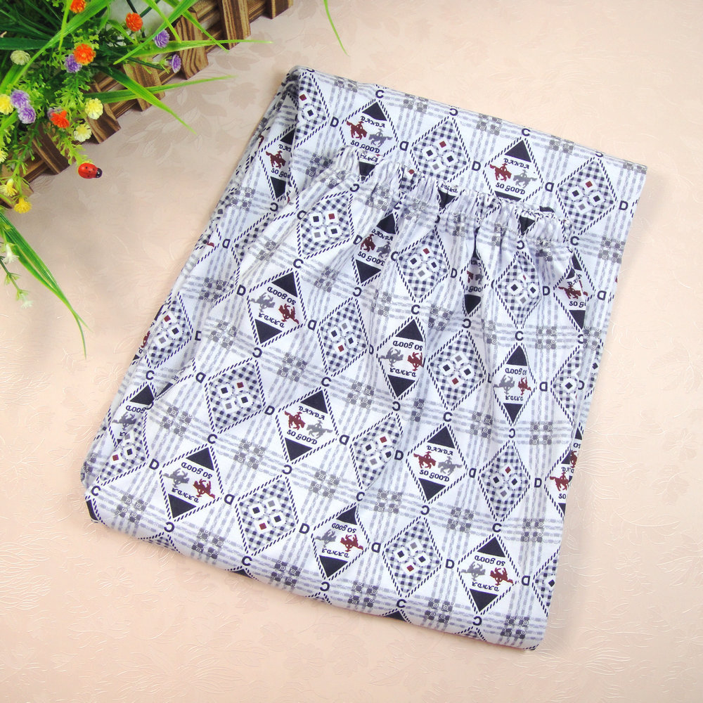 纯棉中厚睡裤二规格90-125斤适合130-150