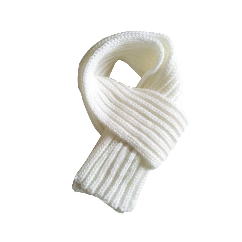 小围巾白色无标