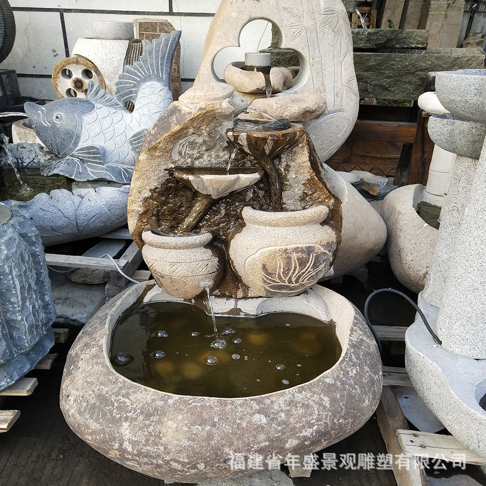 流水摆件 (4) 方 1000