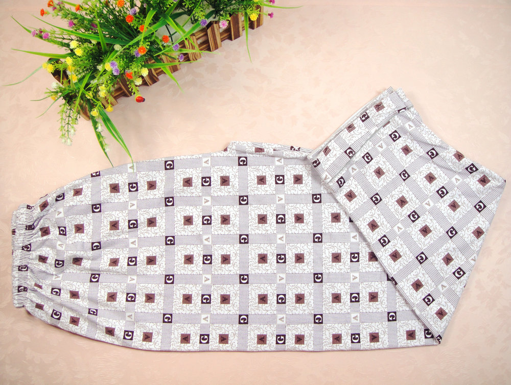 纯棉中厚睡裤二规格90-125斤适合130-150