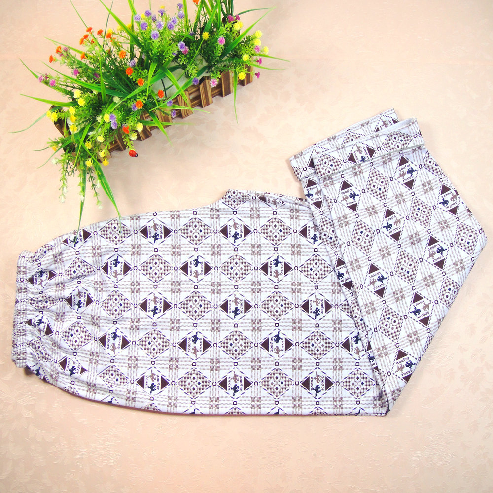 纯棉中厚睡裤二规格90-125斤适合130-150