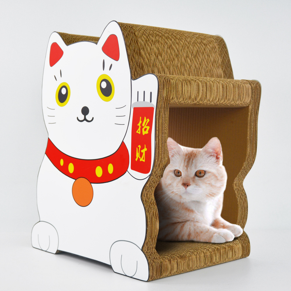 白色招财猫窝1