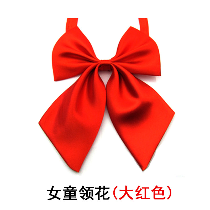 女童领花-大红色