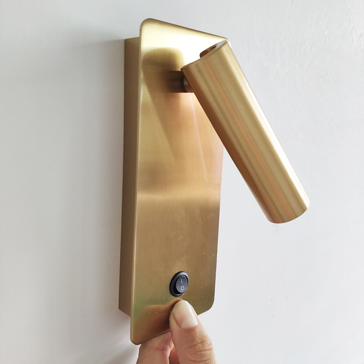 可旋转床头壁灯